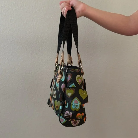 Y2K Heart Print Mini Bag Unbranded - Picture 5 of 10